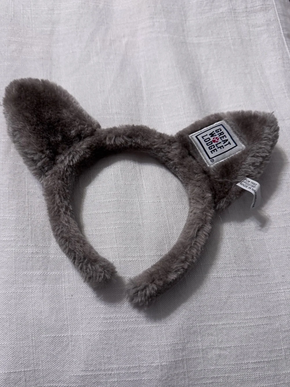 Plush Fuzzy Wolf Ear Headband for Kids - Brown